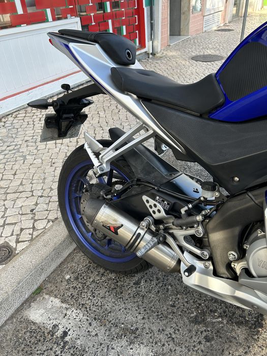 Yamaha YZF-R125 | Excelente Estado | Cheia de Extras (Escape, Alarme, Dvr, Cogumelos)