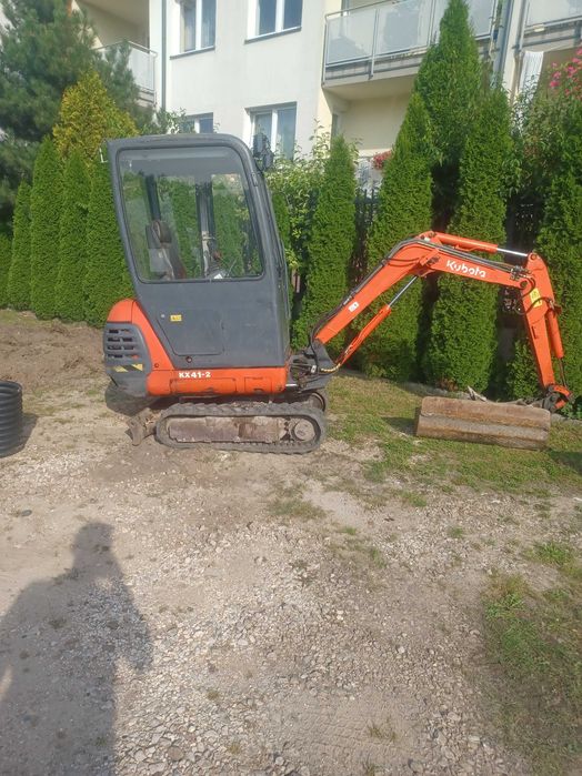 Usługi minikoparką miniładowarką