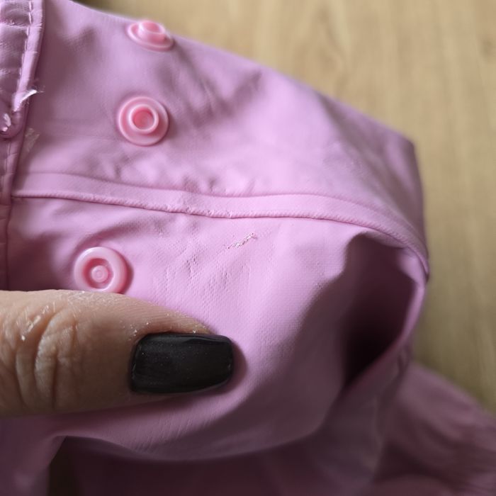 Spodnie ogrodniczki przeciwdeszczowe wodoodporne sztormiak 86 92 guma