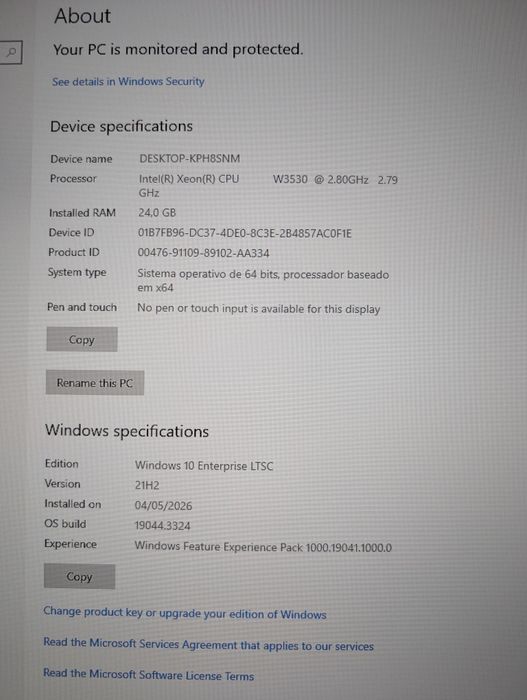PC Dell T3500 com 24gb e quadro 2000 usado