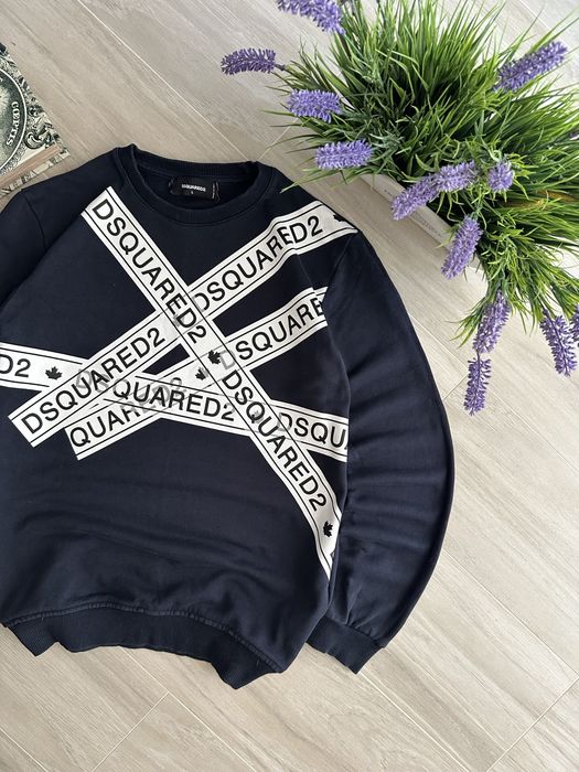 ОРИГІНАЛ! Світшот Dsquared2 y2k drill sk8