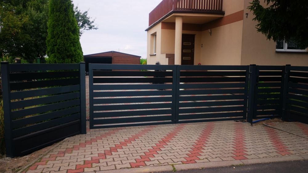 Ogrodzenia NOWOCZESNE Panelowe Bramy i furtki
