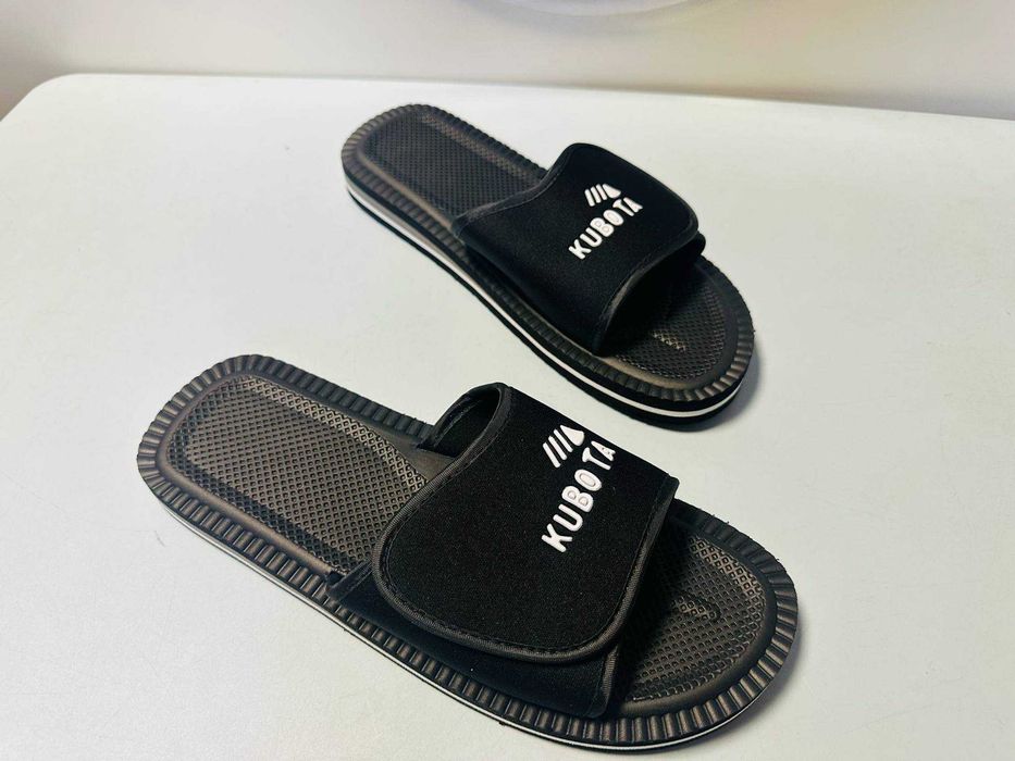 Kubota klapki męskie na rzep czarne piankowe  41 - 45