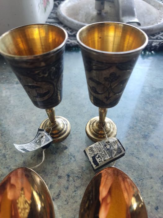 На подарок Новый год серебряный набор ложка серебро 875 пробы срібна