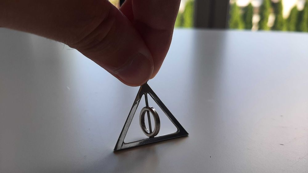 Wisiorek Insygnia Śmierci Harry Potter Srebro 925