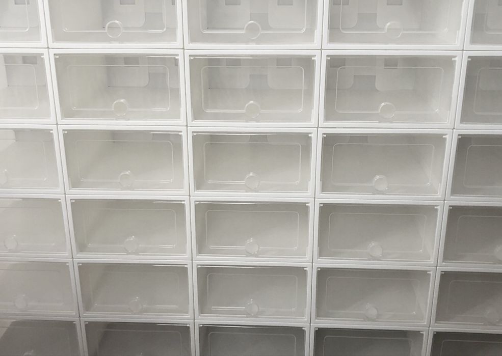 10 x Pudełka Na Buty Pojemnik Organizer Z Klapą