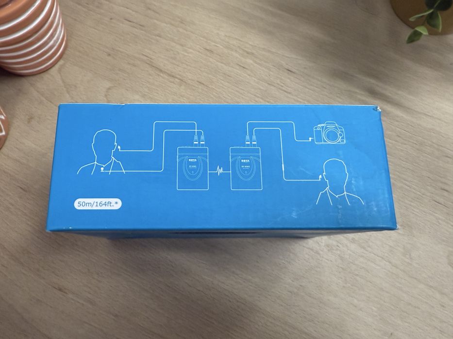 Mikrofon pojemnościowy - Zestaw bezprzewodowy BY-WM5