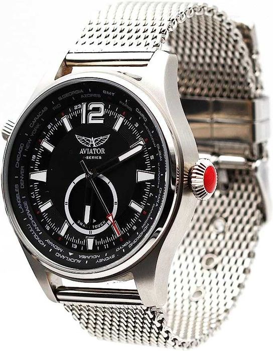 Zegarek Męski Elegancki Stalowy Klasyczny Watch Prezent + Pudełko