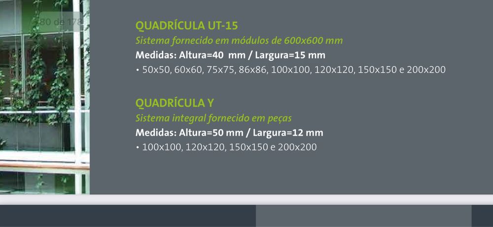 Teto falso metalico novo