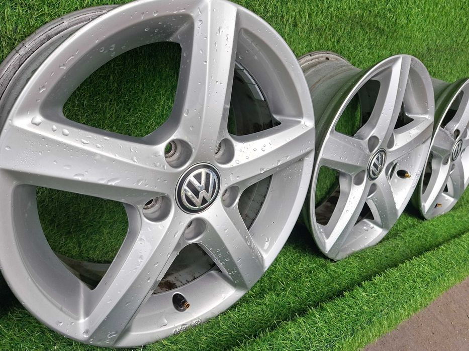 [A193] ALUFELGI 15 5x112 ORYGINAŁ VW Golf V,VI,Plus,Touran,Caddy,Jetta