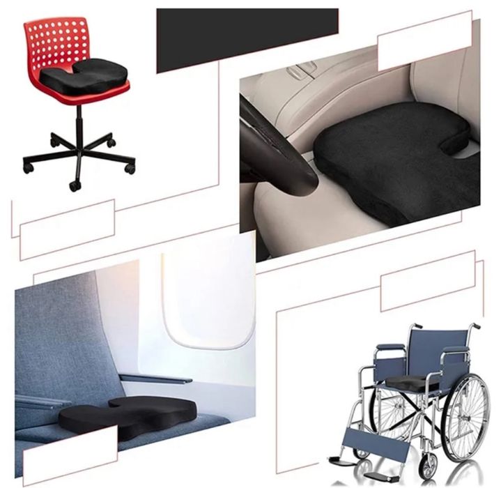 Antypoślizgowa Poduszko Ortopedyczna na krzesełko