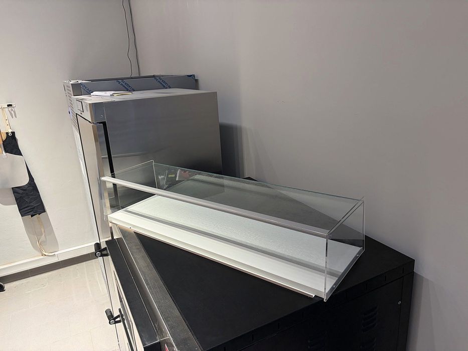 Vitrine de Balcão em Vidro — Expositor 1 Nível (Fry&Grill / METRO)
