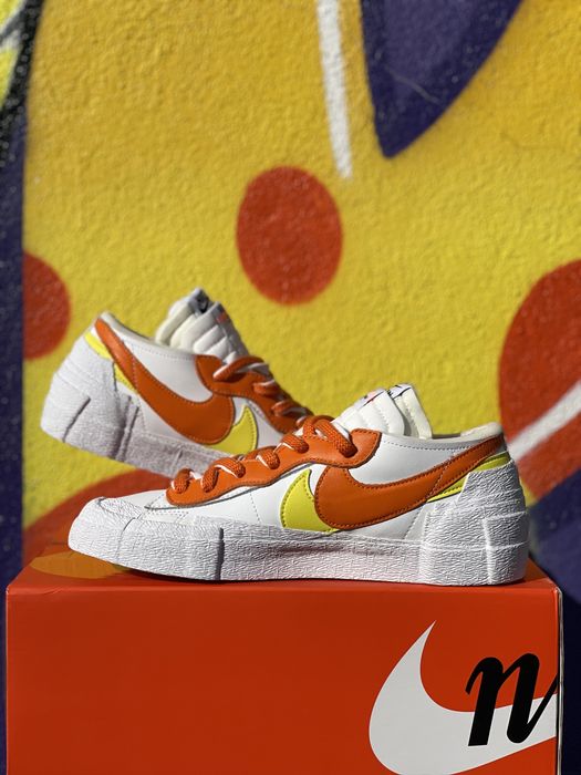 Nike Blazer Low x Sacai Magma Orange