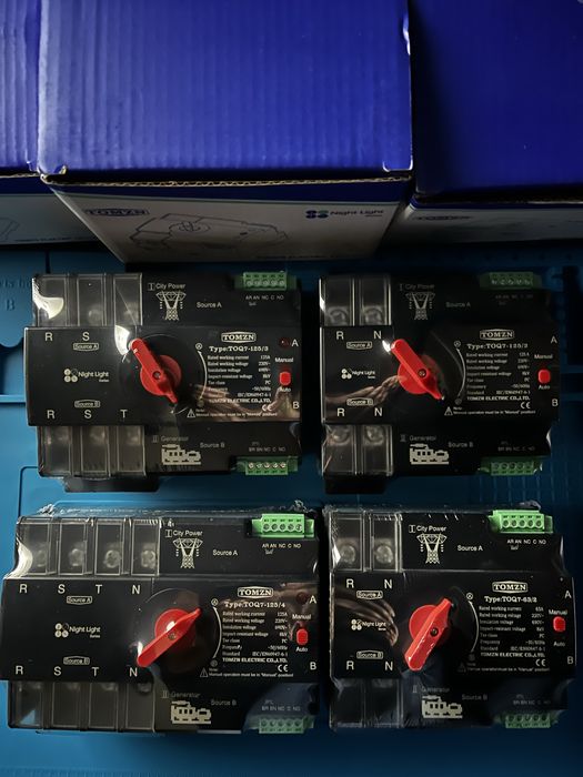 Авр tomzn Автомат введення резерву  TOQ7-63/100/125 DUAL POWER Wifi