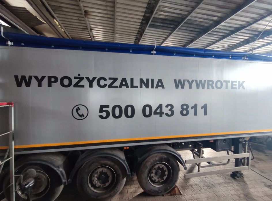 Wielton WYNAJEM WYWROTKI I INNE WIELTON SCHMITZ BENALU GRAS KEMPF STAS MEGA ZASŁAW FEBER INTER CARS  500-043-811 Wywrotki, Platformy, Firanki mega standard, cementonaczepy