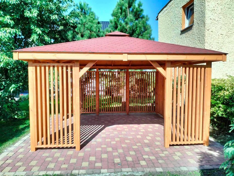 Altana ogrodowa MEWA 3x3m - Wykonujemy Altany, domki, wiaty
