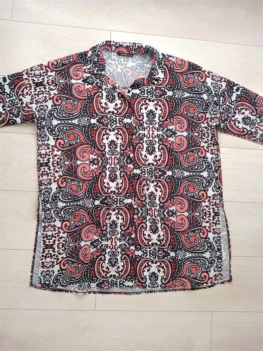 Długa koszula etniczna boho 50%wiskoza 2XL