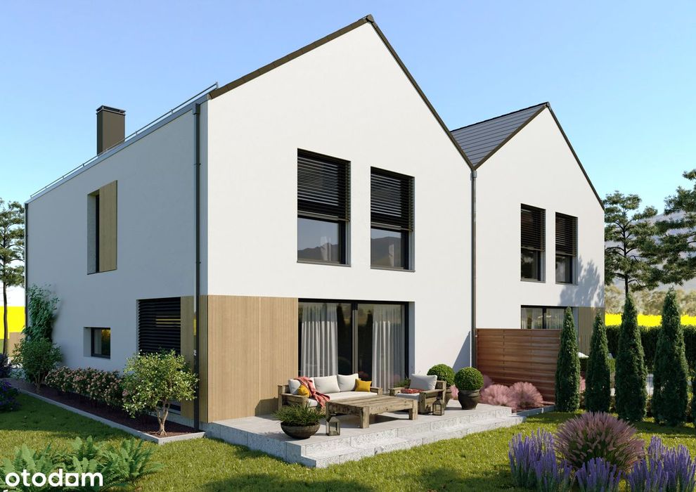 DOM Premium - Salon / Kuchnia 50m2 - 4 Sypialnie - Duży Ogród