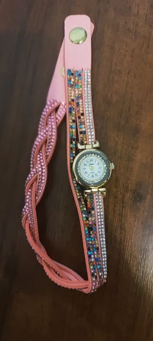 Piękny damski zegarek na pasku z bransoletka retro prezent!