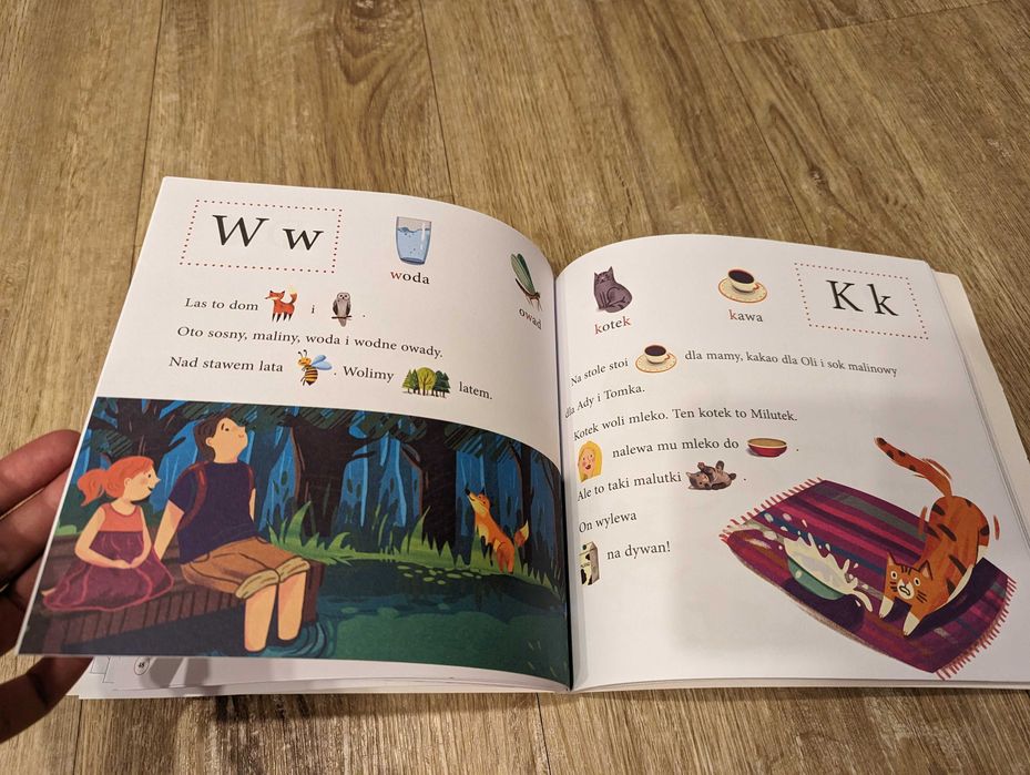 Książka "Piszę i czytam. Ćwiczenia z naklejkami."