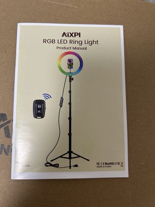 RGB LED кільцева  лампа  бренду AIXPI.