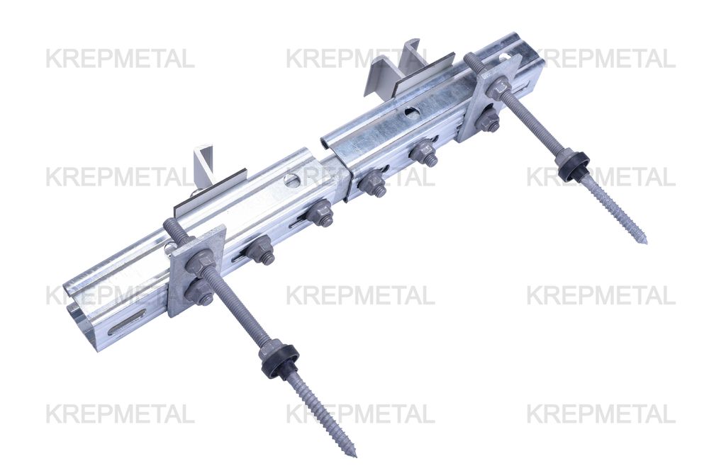 Профіль монтажний оцинкований для кріплення сонячних панелей