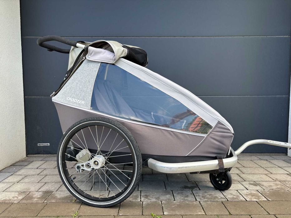 Przyczepka Croozer Kid Keeke 1 Stone Grey