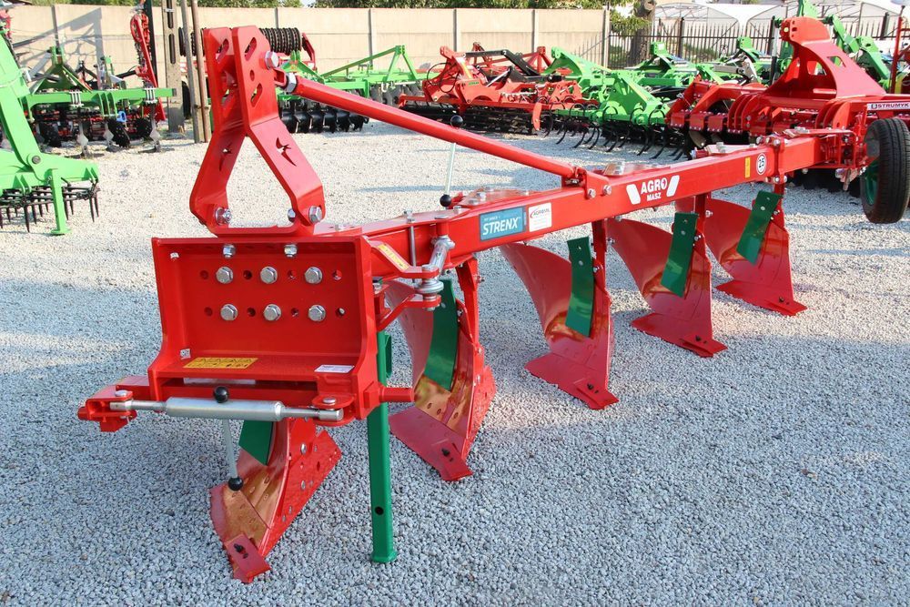 Pług jednobelkowy zabezpieczenia zrywalne kołkowe Agro-Masz 3, 4, 5
