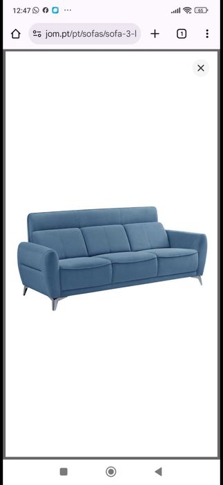 Vendo conjunto  de sofas so com 3 meses de uso
