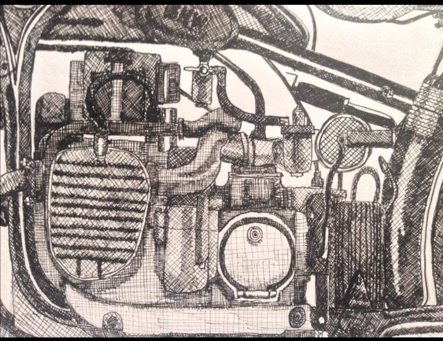 Desenhos de carros e motas por encomenda