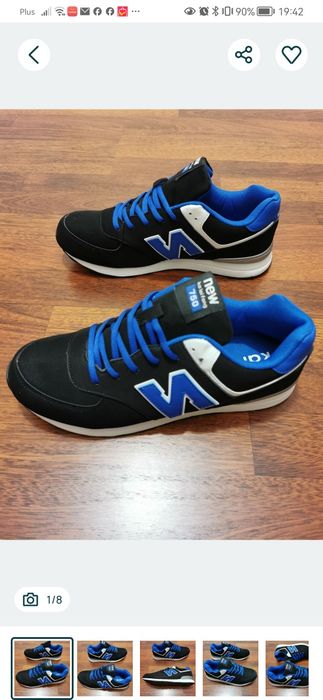 Sportowe Adidasy Męskie Lekkie Wygodne Czarne