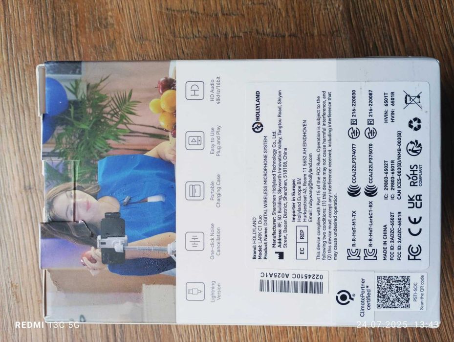 Mikrofon bezprzewodowy Hollyland Lark C1 Duo