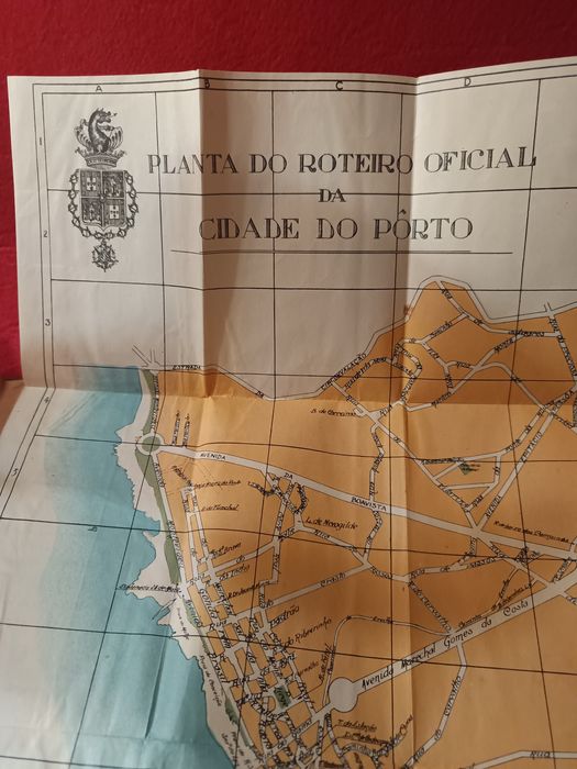 Roteiro e Planta da cidade do Porto - Ano 1933
