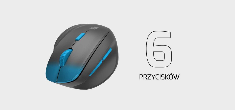 Mysz bezprzewodowa ergonomiczna Natec Crake 2 Bluetooth FV