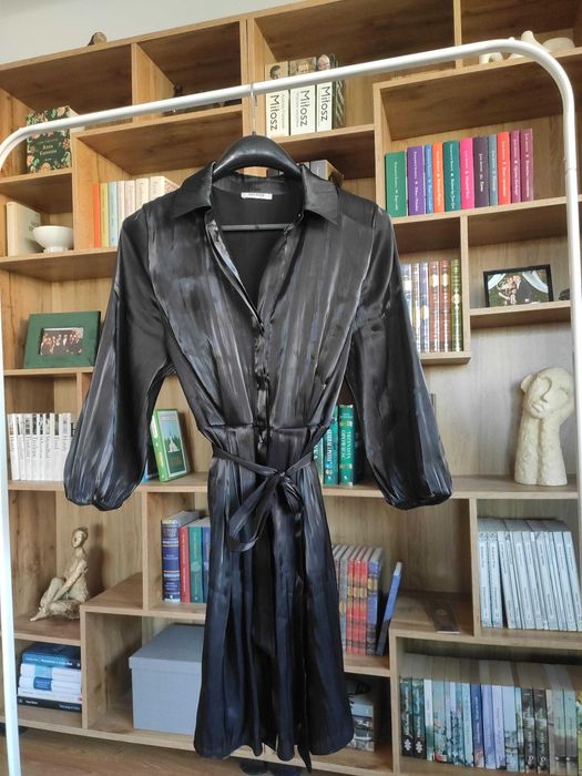 czarna sukienka orsay M L mała czarna elegancka szmijzerka