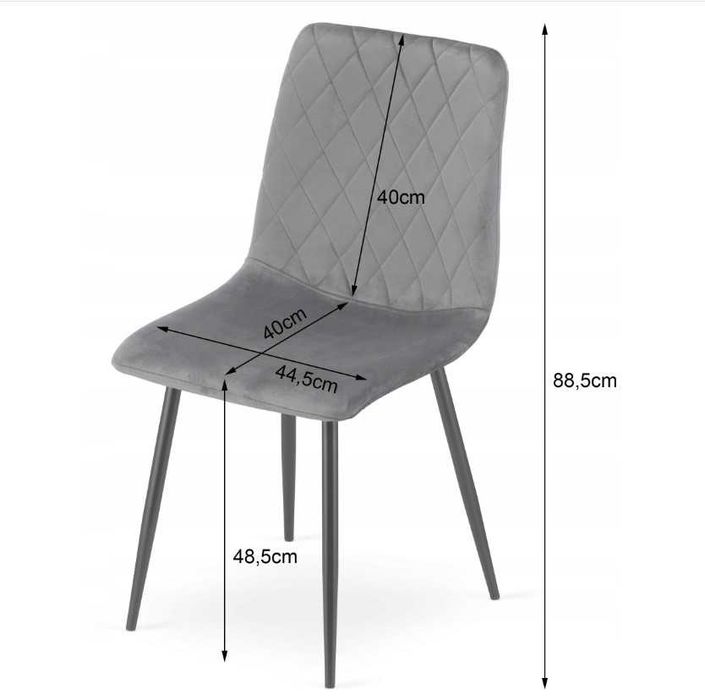 Крісло Велюр, стілець Скандинавський AMPLE стул Лофт (сірий, бежевий)