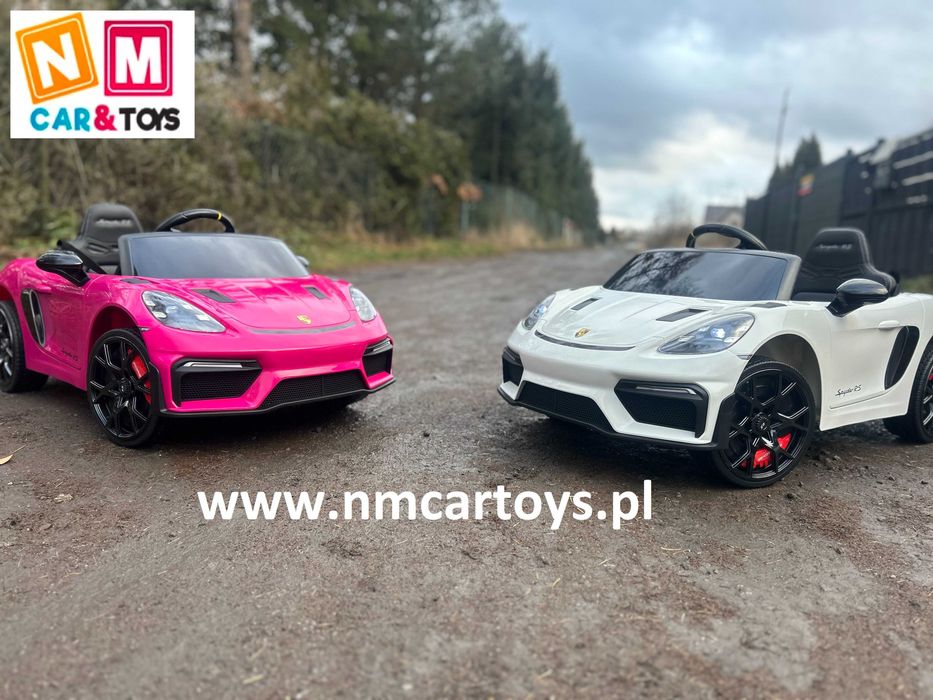 Auto PORSCHE 718 NOWOŚĆ Samochód Autko Pojazd na akumulator dla dzieci