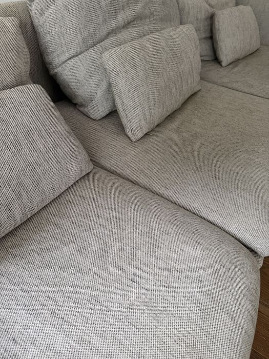 Kanapa Ikea Soderhamn 3-osobowa modułowa szara melanż