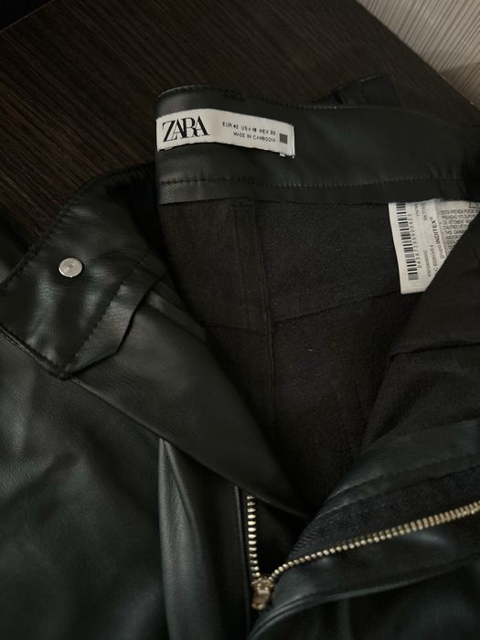 Штани Zara з екошкіри
