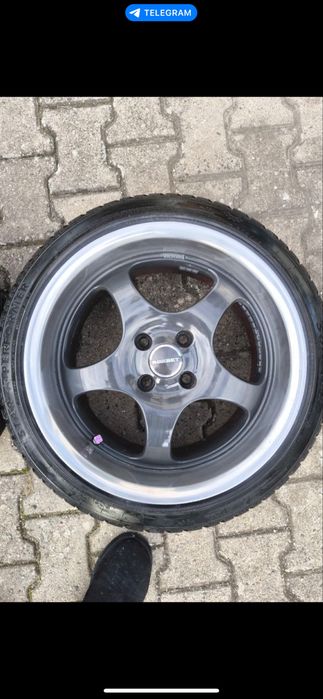 Диски Borbet оригинал 4/100 r16 резина 205/45/16