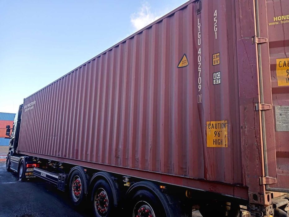 Kontener morski magazynowy 40 DV/HC 12 metrowy, używany