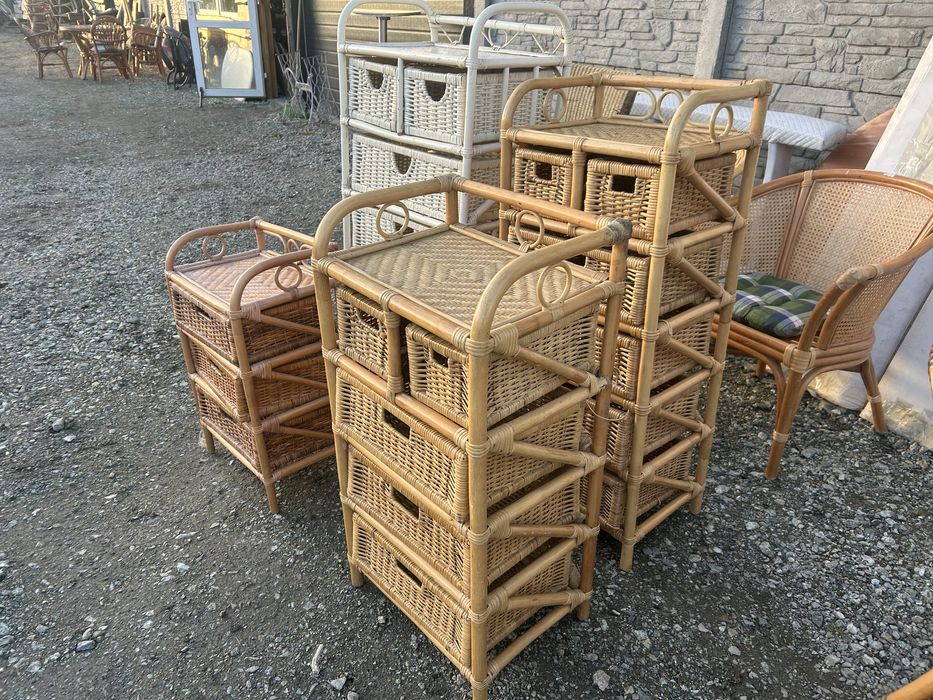 Regaly i fotele rattanowe