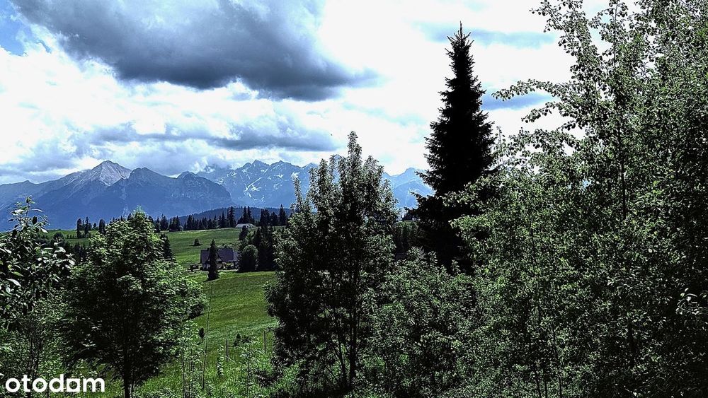 Duży dom z płazów w trakcie budowy,widok na Tatry,piękne 85ar,Bukowina
