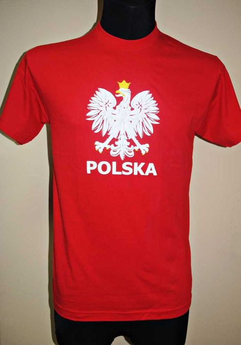 Zestaw 20 koszulek POLSKA - jeden model i wzór - nowe