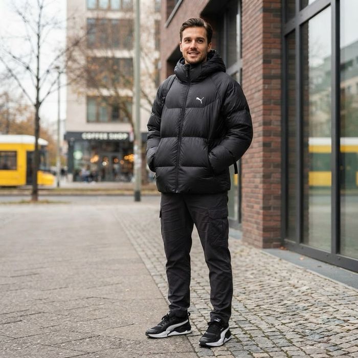 Puma Hooded Down Puffer Jacket