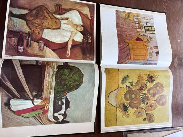 Coleção de livros "Gênios da Pintura" + "A Pintura no Brasil" – 9 Livros (Abril Cultural)
