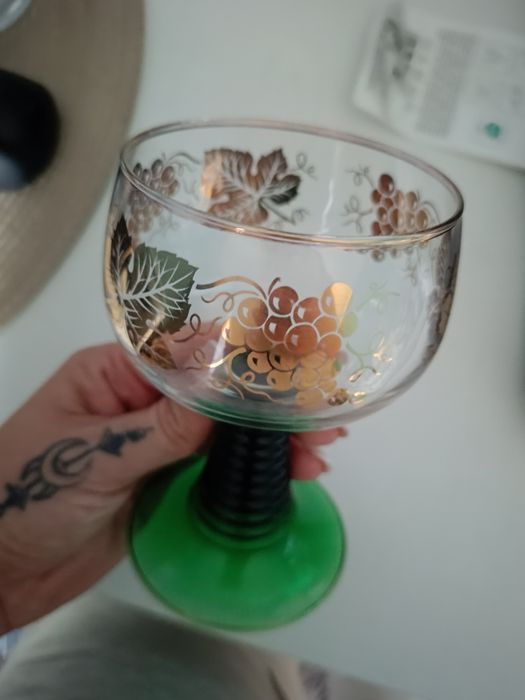 Kieliszeki 6 sztuk do wina Romer w stylu niemieckim