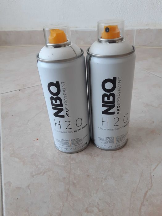 Latas de tinta para graffiti e fixativo mate