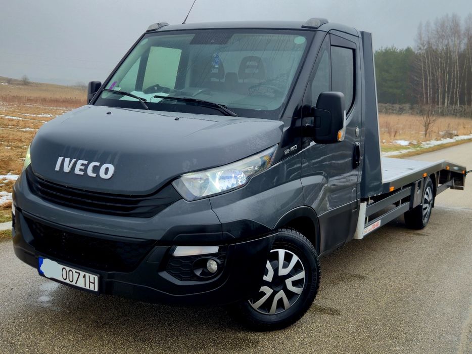 Iveco 35s18 3.0 180KM_Polmar_Fabryczna autolaweta_Po serwisie_Salon PL