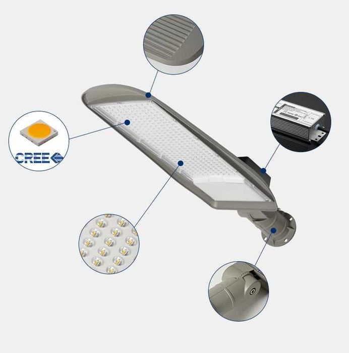 Lampa parkowa/ uliczna / parkingowa 50W 4000k 6000lm IP65